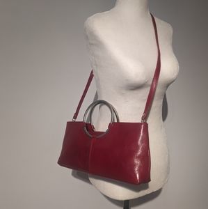 Italian Leather Clutch with Strap